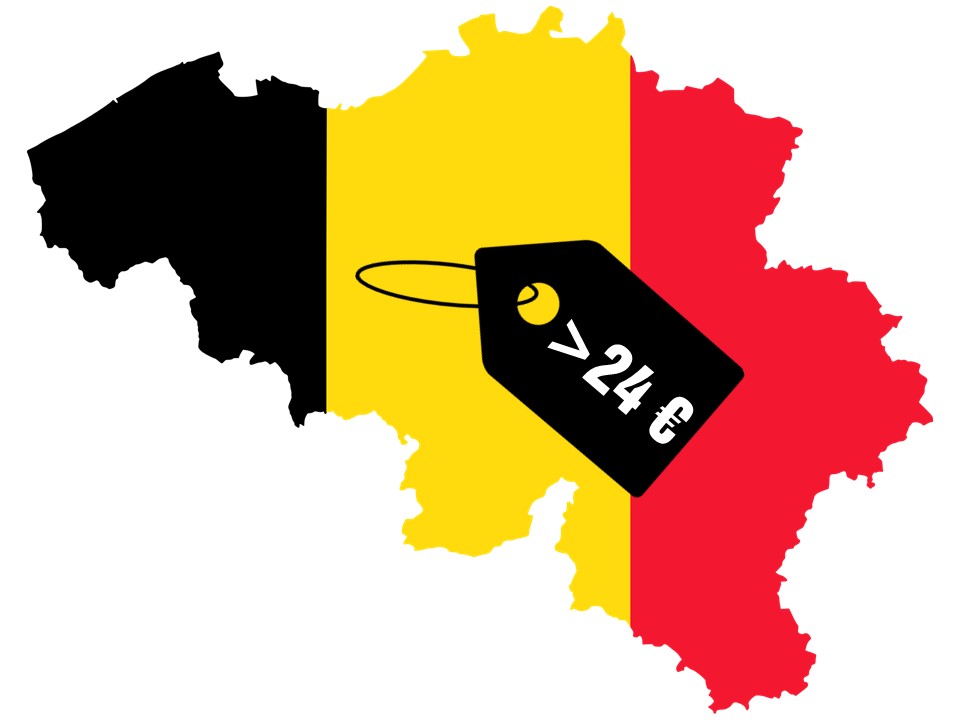 Livraison Belgique (plus de 24€) > gratuit